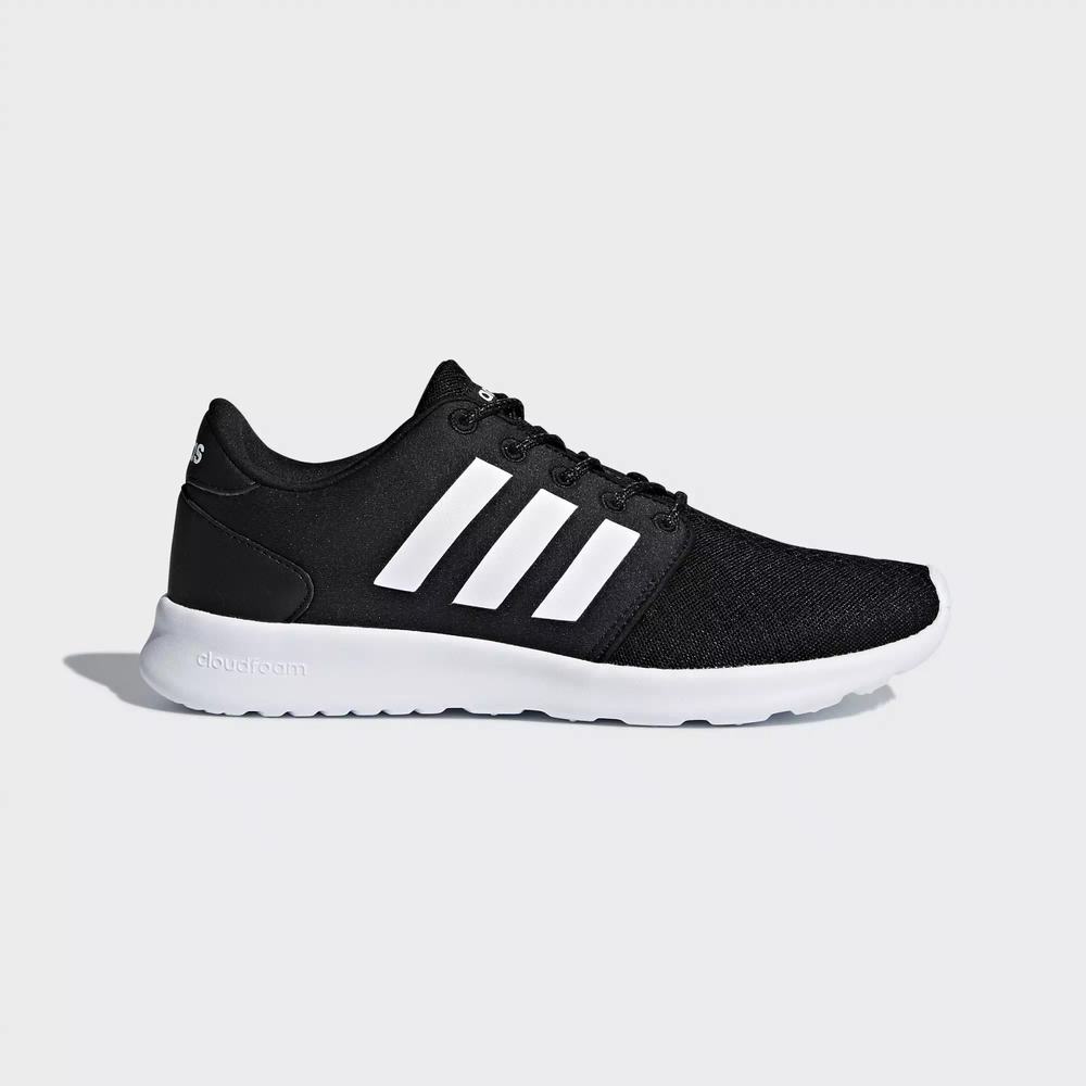 Adidas Cloudfoam QT Racer Tenis Negros Para Mujer (MX-35588)